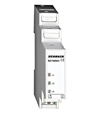 Indicator de prezenţă tensiune, L1-L2-L3, 230/400 Vca, Schrack Technik