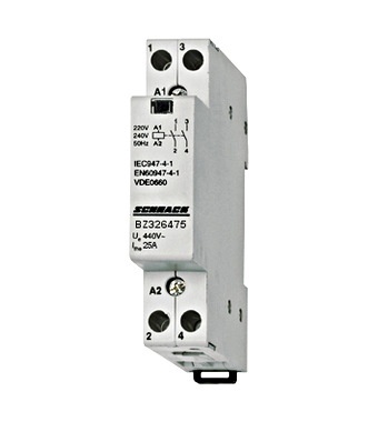 Contactor modular 25A 2ND 230V AC, Schrack Technik