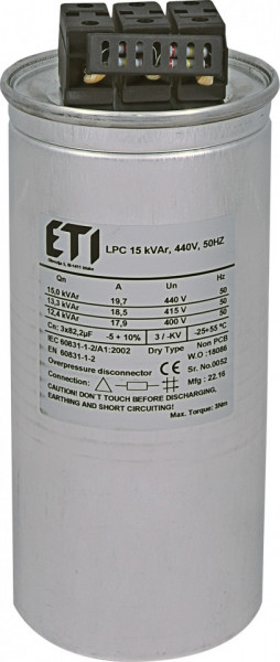 LPC 15 kVAr, 440V, 50HZ