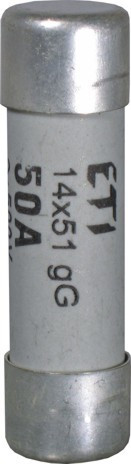 Siguranta fuzibila cilindrica 14x51, caracteristica gG, 50 A, 500 V
