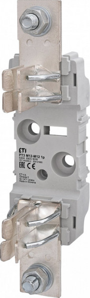Soclu pentru siguranta MPR, plastic, PT 3 M12-M12 1p