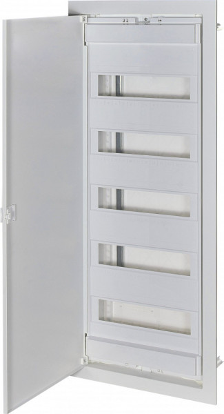 Tablou electric incastrat, 70 module, usa metalica alba, ECG70