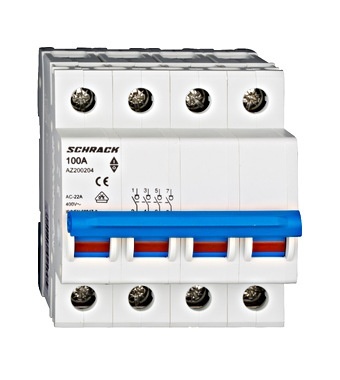Separator modular 100A 4P Schrack