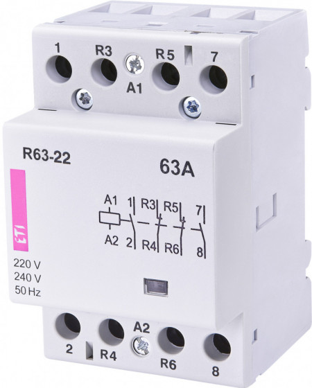 Contactor modular R63-22 230 V