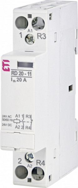 Contactor modular RD 20-11-24V AC/DC