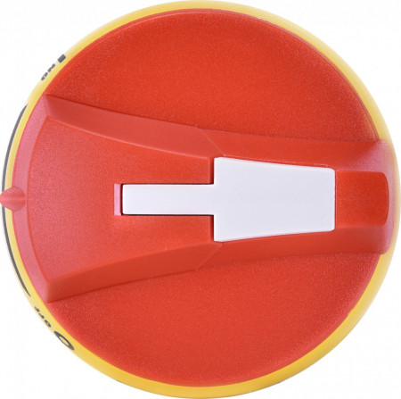 Piesa frontala montare pe usa cu maner usa - dreapta, IP 65 (fara ax) rosu CLBS-EH80/YR