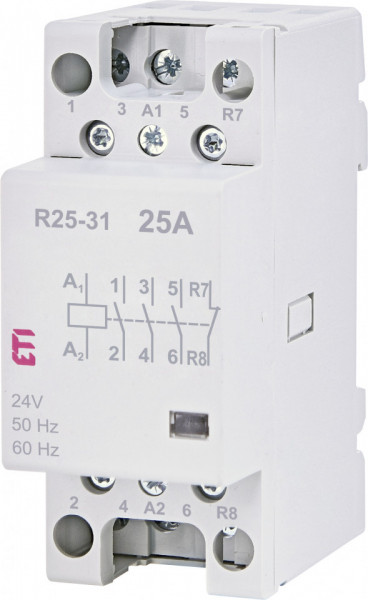 Contactor modular R25-31 24 V