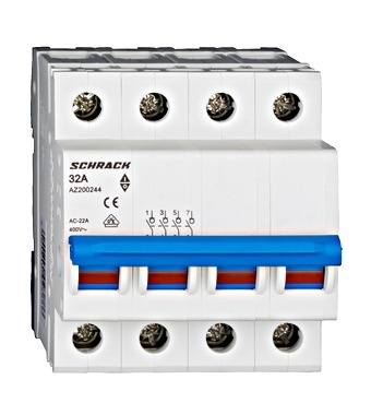 Separator modular 32A 4P Schrack