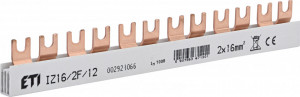 Busbar pentru sigurante bipolare (2P)