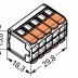 Conector WAGO 221-420, 10 poli, Conductor 4 mmp - Img 2