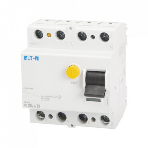 Intrerupator diferential RCCB, 4P, 25A, 30 mA, tip AC, Eaton - Img 2