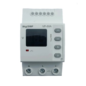Releu de protectie tensiune monofazat, 50A, DigiTop, VP-50A - Img 2