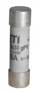 Siguranta fuzibila cilindrica 10x38, 25 A, caracteristica gPV