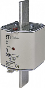 Siguranta MPR-NV3 gL-gG KOMBI 500V 500A