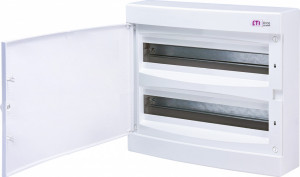 Tablou electric aparent, 2x18 module, usa alba , IP 40, ETI