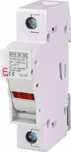 Separator DC pentru sigurante fuzibile cu led, EFH 10, 1 pol, maxim 25A