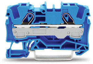 Clema sir Wago de trecere cu 2 conductori; 6mm²,albastru ,TOPJOB : 2006-1204