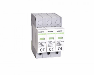 Descarcator la supratensiune Noark, 2+1, debrosabil fara semnalizare, 3P, tip C, 1000VDC, 112906