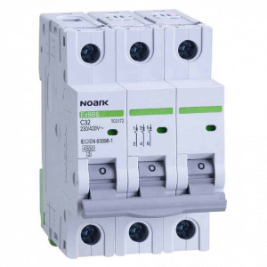 Disjunctor tripolar Noark, 3P, 25A, curba B, 4.5kA