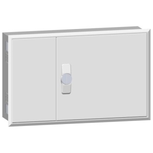 Tablou 108 module, montaj incastrat, usa alba, Hager - Img 2