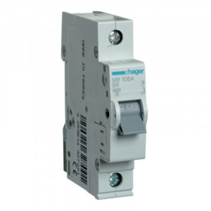 Siguranta automata, 1P, 6A, 6 kA, Curba B, Hager, MB106A
