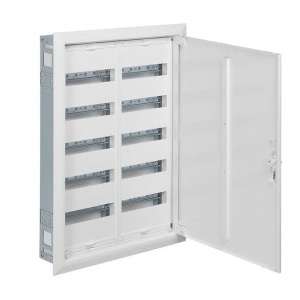 Tablou 120 module montaj incastrat, usa opaca, FWU52S, Hager