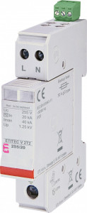 Descarcator pentru supratensiuni AC ETITEC V 2T2 255/20 2+0 RC, 1 modul
