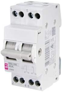 Comutator SSQ, 40A, 2 module, monofazat, ETI