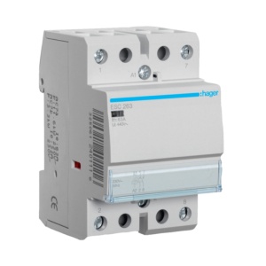 Contactor modular 63A, 2ND, 230V, Hager