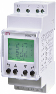 Releu protectie sub/supratensiune trifazat, HRN 100