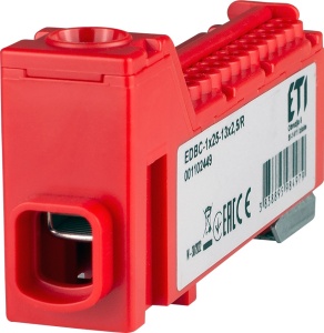 Bloc distribuție EDBC-1x25-13x2,5/R