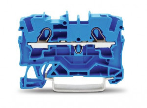 Clema sir Wago, cu 2 conductori; 4 mm²,albastru TOPJOB S: 2004-1204 - Img 1