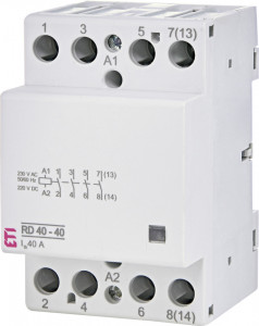 Contactor modular RD 40-40-230V AC/DC