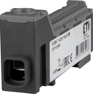 Bloc distribuție EDBC-1x25-13x2,5/B