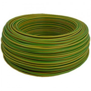 Conductor MYF 10 galben-verde, izolatie PVC / metru liniar