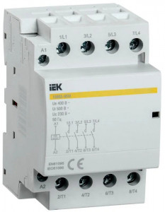 Contactor modular trifazat, R63-40 230 V AC/DC, IEK
