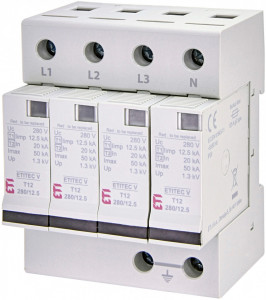 Descarcator pentru supratensiuni AC ETITEC V T12 280/12,5 4+0