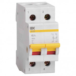 Separator modular iEK, 2P, 40A, 230VAC, MNV10-2-040