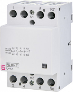 Contactor modular RD 40-31-230V AC/DC