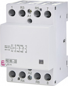 Contactor modular RD 63-22-230V AC/DC