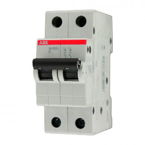 Intrerupator automat, 50A, 2P, 4,5 kA, curba C, ABB