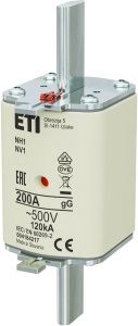 Siguranta MPR NH1 gG 200A/500V