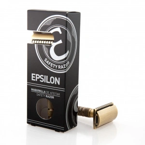 Aparat de Ras Clasic Bronz cu Pieptene Inchis Epsilon