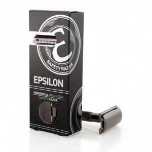 Aparat de Ras Clasic Negru cu Pieptene Inchis Epsilon