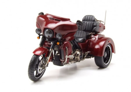 1:12 2021 Harley Davidson CVO Tri Glide Red Metallic