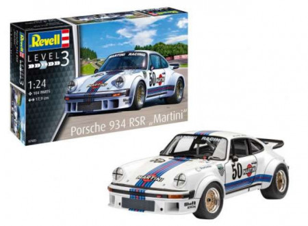 1:24 Modelkit Porsche 934 RSR Martini