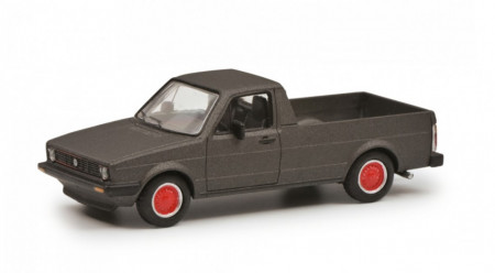 1:64 Volkswagen Caddy Pick-up Open Matt Grey Metallic