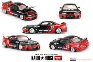 1:64 Nissan Skyline GT-R (R33) Kaido Works ADVAN