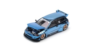 1:64 Pandem Civic EG6 Blue Chrome - Img 3