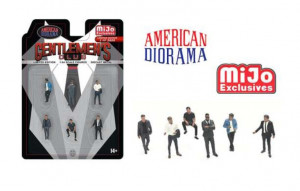 1:64 Set Figurine Gentlemen's Club American Diorama
